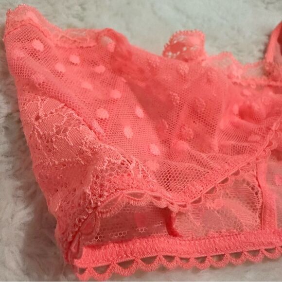 VICTORIA’S SECRET DREAM ANGELS WIDE SIDE THONG CORAL PINK – SIZE L - Picture 4 of 17